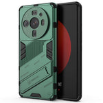 For Xiaomi 12S Ultra 5G Shock Absorption Drop-proof TPU+PC Cover Kickstand Anti-scratch Cell Phone Case