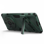 For Xiaomi 12S Ultra 5G Shock Absorption Drop-proof TPU+PC Cover Kickstand Anti-scratch Cell Phone Case