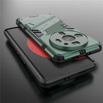 For Xiaomi 12S Ultra 5G Shock Absorption Drop-proof TPU+PC Cover Kickstand Anti-scratch Cell Phone Case