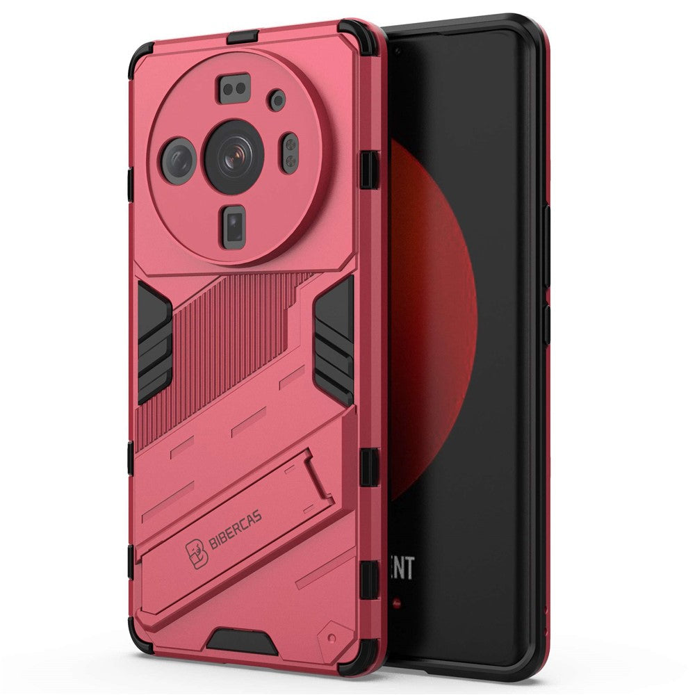 For Xiaomi 12S Ultra 5G Shock Absorption Drop-proof TPU+PC Cover Kickstand Anti-scratch Cell Phone Case