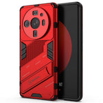 For Xiaomi 12S Ultra 5G Shock Absorption Drop-proof TPU+PC Cover Kickstand Anti-scratch Cell Phone Case