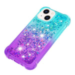 iPhone 14 TPU-skal Gradient Quicksand Phone Backcover