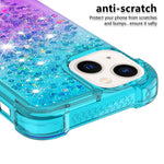 iPhone 14 TPU-skal Gradient Quicksand Phone Backcover