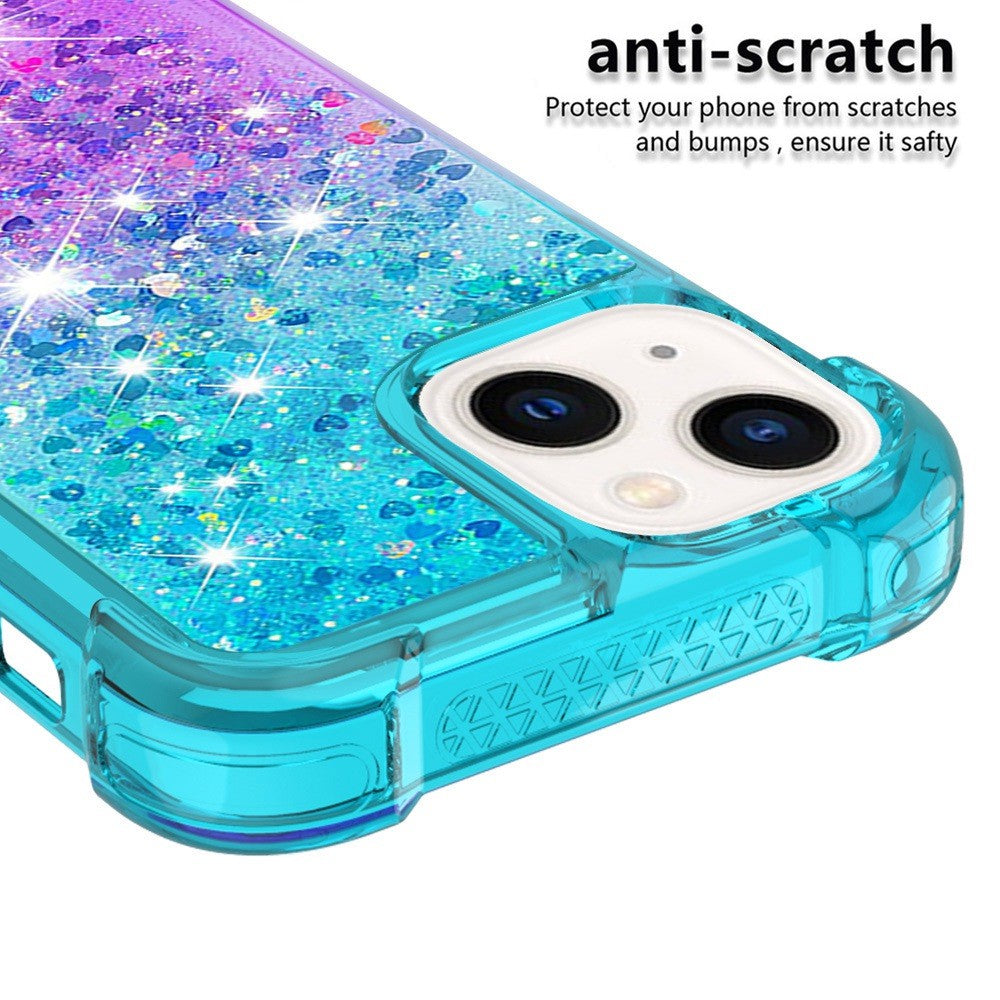 iPhone 14 TPU-skal Gradient Quicksand Phone Backcover