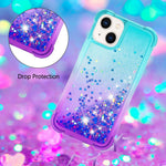 iPhone 14 TPU-skal Gradient Quicksand Phone Backcover