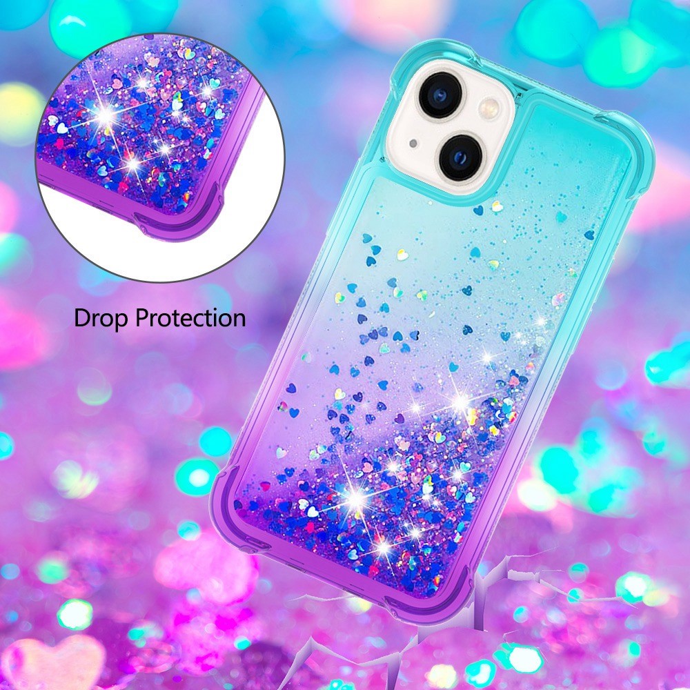iPhone 14 TPU-skal Gradient Quicksand Phone Backcover