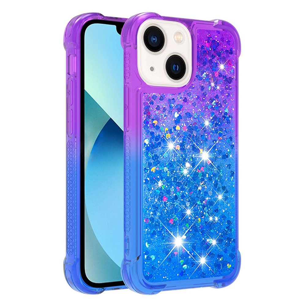 iPhone 14 TPU-skal Gradient Quicksand Phone Backcover