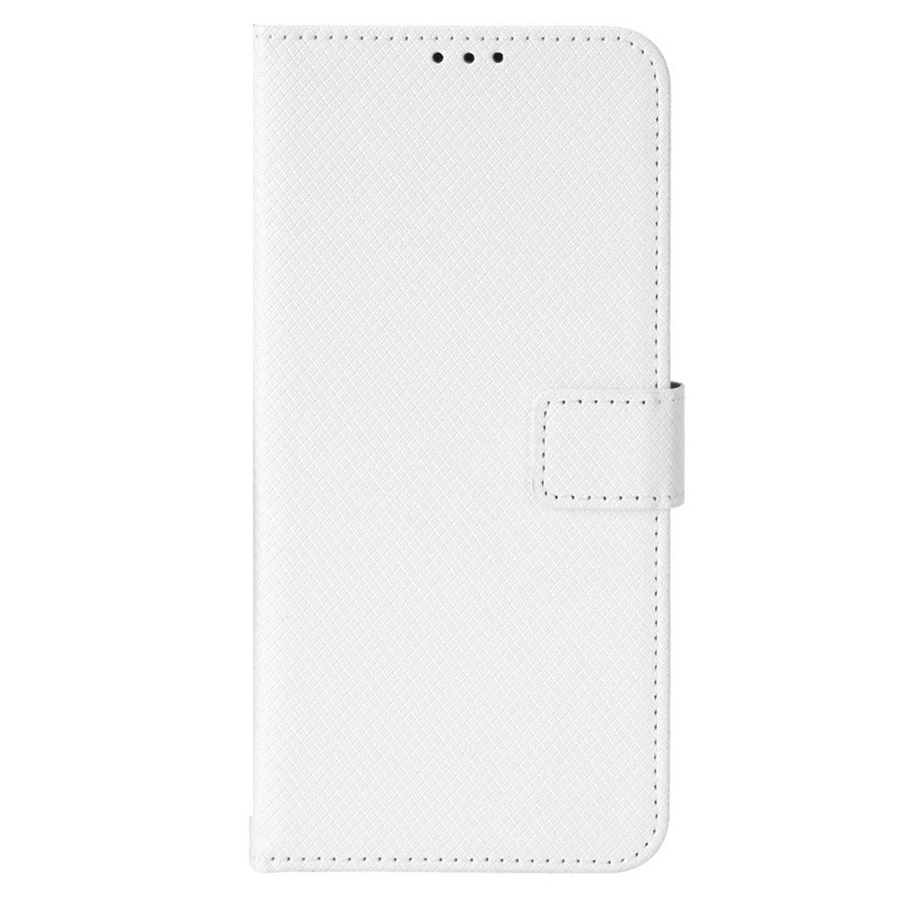 For Honor X40i 5G / Play7T Pro 5G Drop-proof Phone Flip Wallet Case Well-protected Diamond Texture PU Leather Cover Stand Card Holder with Wrist Strap