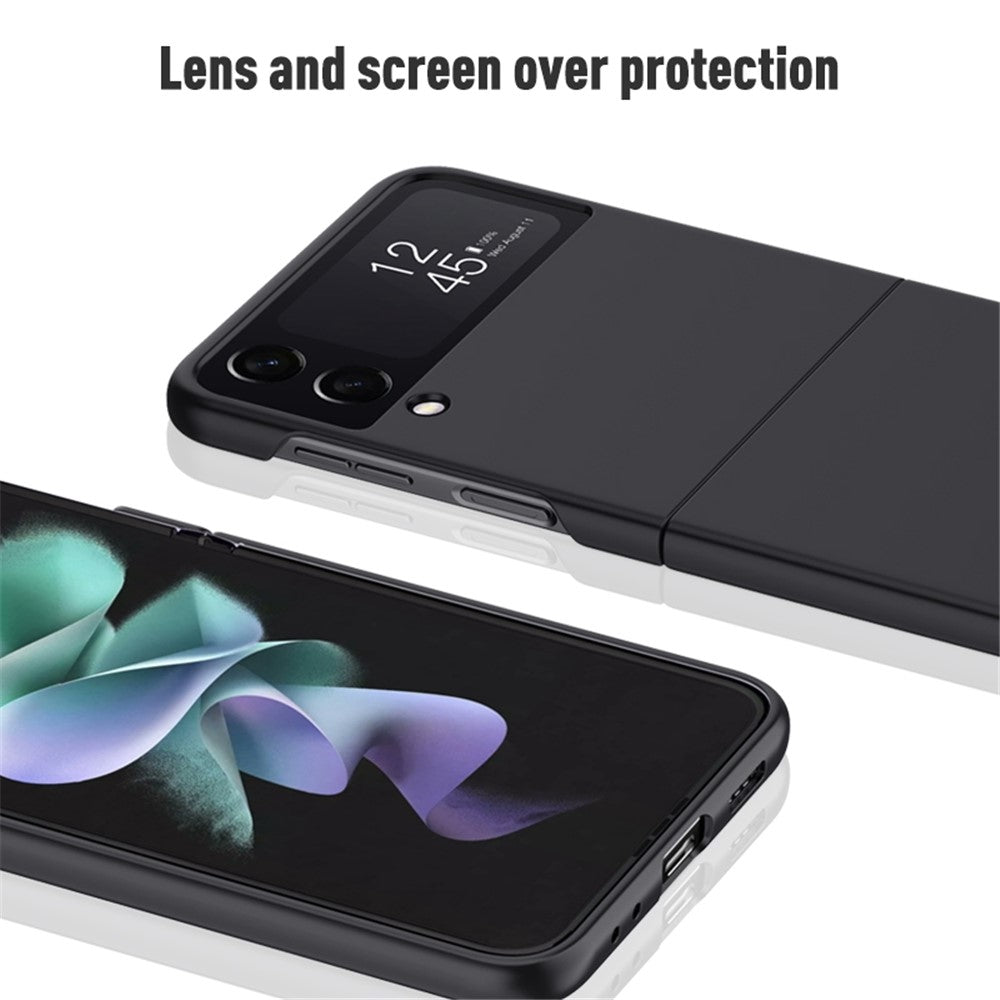 For Samsung Galaxy Z Flip4 5G Scratch Resistant Hard PC Phone Case Rubberized Matte Protective Cover