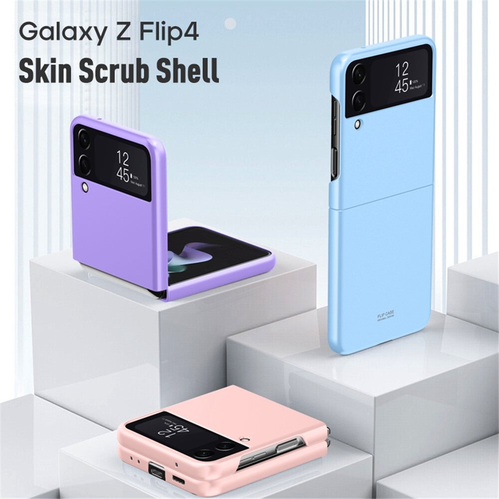 For Samsung Galaxy Z Flip4 5G Scratch Resistant Hard PC Phone Case Rubberized Matte Protective Cover