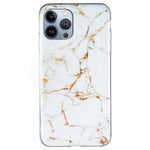 TPU Cover til iPhone 14 Pro 6,1 tommer, IMD Marmor Mønster Faldbeskyttende Godt Beskyttet Mobiltelefon Cover