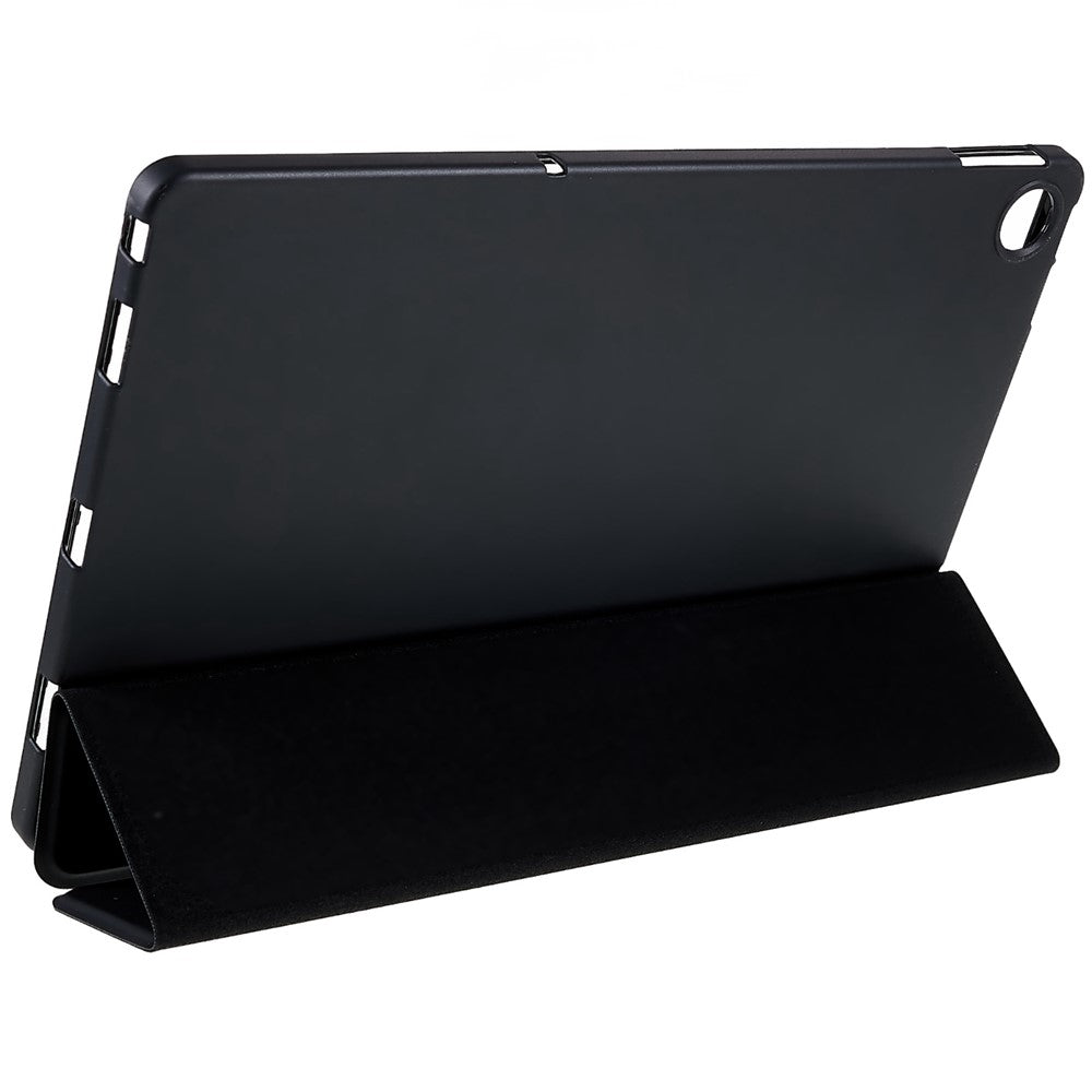 For Lenovo Tab M10 Plus (3rd Gen) / Xiaoxin Pad 2022 10.6 inch Light Thin Anti-wear PU Tablet Case Matte TPU Trifold Stand Cover