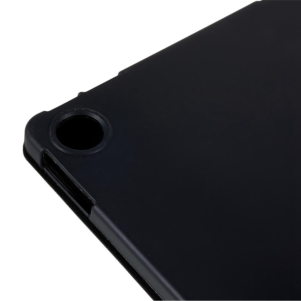 For Lenovo Tab M10 Plus (3rd Gen) / Xiaoxin Pad 2022 10.6 inch Light Thin Anti-wear PU Tablet Case Matte TPU Trifold Stand Cover