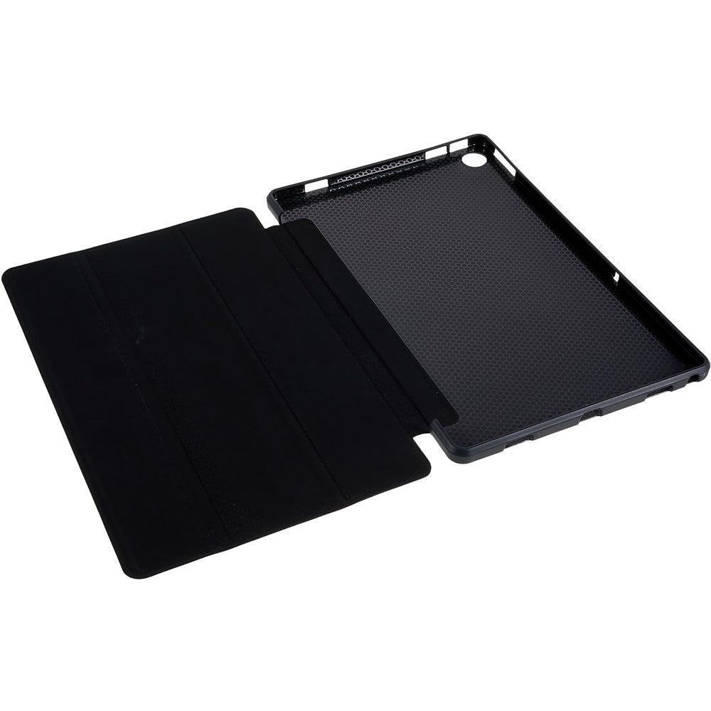 For Lenovo Tab M10 Plus (3rd Gen) / Xiaoxin Pad 2022 10.6 inch Light Thin Anti-wear PU Tablet Case Matte TPU Trifold Stand Cover