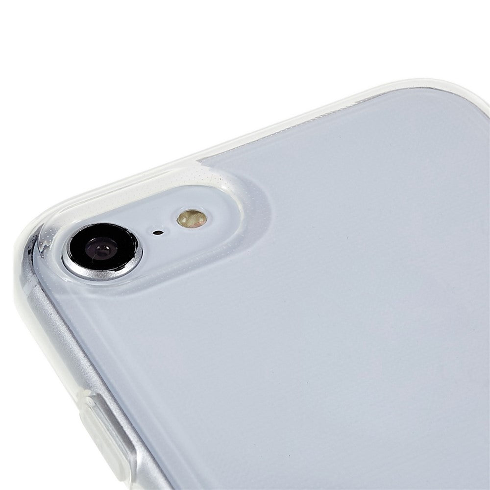 Til iPhone 7 / 8 4.7 tommer / SE (2020) / SE (2022) 2.0mm tykkelse Anti-Drop Bagcover Vandmærkefri Gennemsigtigt TPU Telefoncover