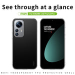 MOFI For Xiaomi 12 Pro 5G / 12 Pro (Dimensity) 5G / 12S Pro 5G Transparent TPU Case Drop-proof Phone Back Cover