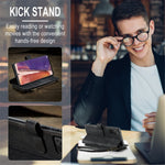 For Samsung Galaxy Note20 5G / 4G Phone Cases with Strap CASEME C30 Zipper Multiple Card Holder PU Leather Cover