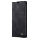 CASEME 013 Series Flip Wallet Case for iPhone 14 Pro Max 6.7 inch, Magnetic Auto-absorbed Stand Drop-proof PU Leather Phone Cover