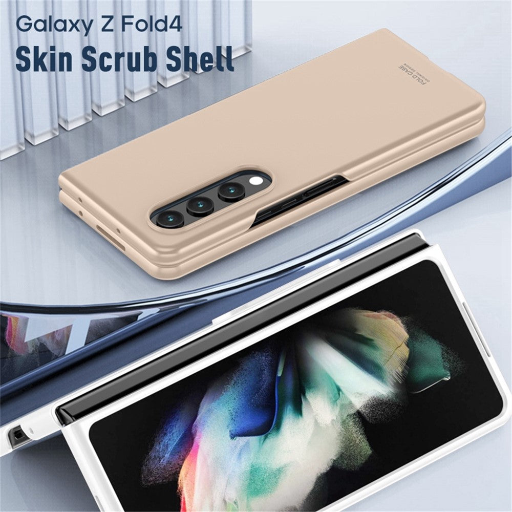 For Samsung Galaxy Z Fold4 5G Folding Phone Case Skin-touch Matte Finish Hard PC Back Cover