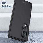 For Samsung Galaxy Z Fold4 5G Folding Phone Case Skin-touch Matte Finish Hard PC Back Cover