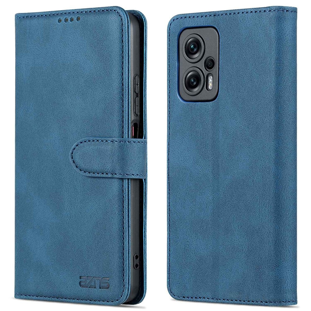 AZNS Phone Case For Xiaomi Redmi Note 11T Pro 5G / Note 11T Pro+ 5G / Poco X4 GT 5G / Redmi K50i 5G , Drop-proof PU Leather Flip Wallet Cover Stand