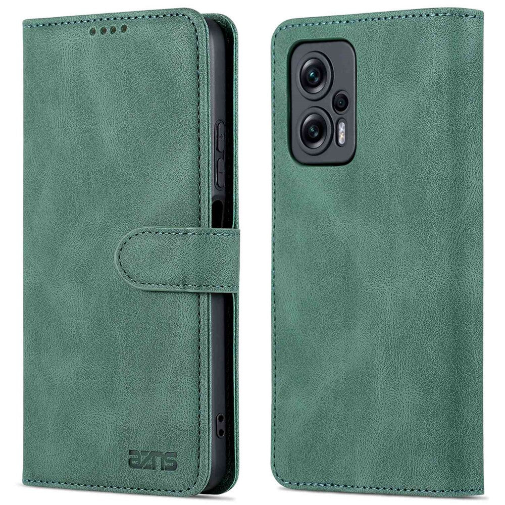 AZNS Phone Case For Xiaomi Redmi Note 11T Pro 5G / Note 11T Pro+ 5G / Poco X4 GT 5G / Redmi K50i 5G , Drop-proof PU Leather Flip Wallet Cover Stand