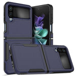 Til Samsung Galaxy Z Flip4 5G Hard PC + Blød TPU Beskyttende Telefoncover Anti-fald Hybrid Etui