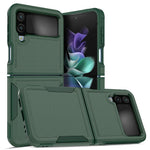 Til Samsung Galaxy Z Flip4 5G Hard PC + Blød TPU Beskyttende Telefoncover Anti-fald Hybrid Etui
