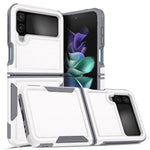 Til Samsung Galaxy Z Flip4 5G Hard PC + Blød TPU Beskyttende Telefoncover Anti-fald Hybrid Etui