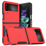 Til Samsung Galaxy Z Flip4 5G Hard PC + Blød TPU Beskyttende Telefoncover Anti-fald Hybrid Etui