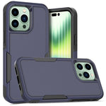 Til iPhone 14 Pro Max 6,7 tommer Hard PC + Soft TPU Dobbeltlagsbeskyttelsescover Ridsefast Telefoncover
