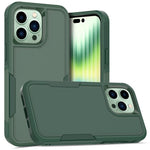 Til iPhone 14 Pro Max 6,7 tommer Hard PC + Soft TPU Dobbeltlagsbeskyttelsescover Ridsefast Telefoncover