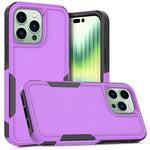 Til iPhone 14 Pro Max 6,7 tommer Hard PC + Soft TPU Dobbeltlagsbeskyttelsescover Ridsefast Telefoncover