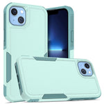 For iPhone 14 Plus 6.7 inch Phone Case Shell Anti-fingerprint Hard PC+TPU Mobile Phone Cover