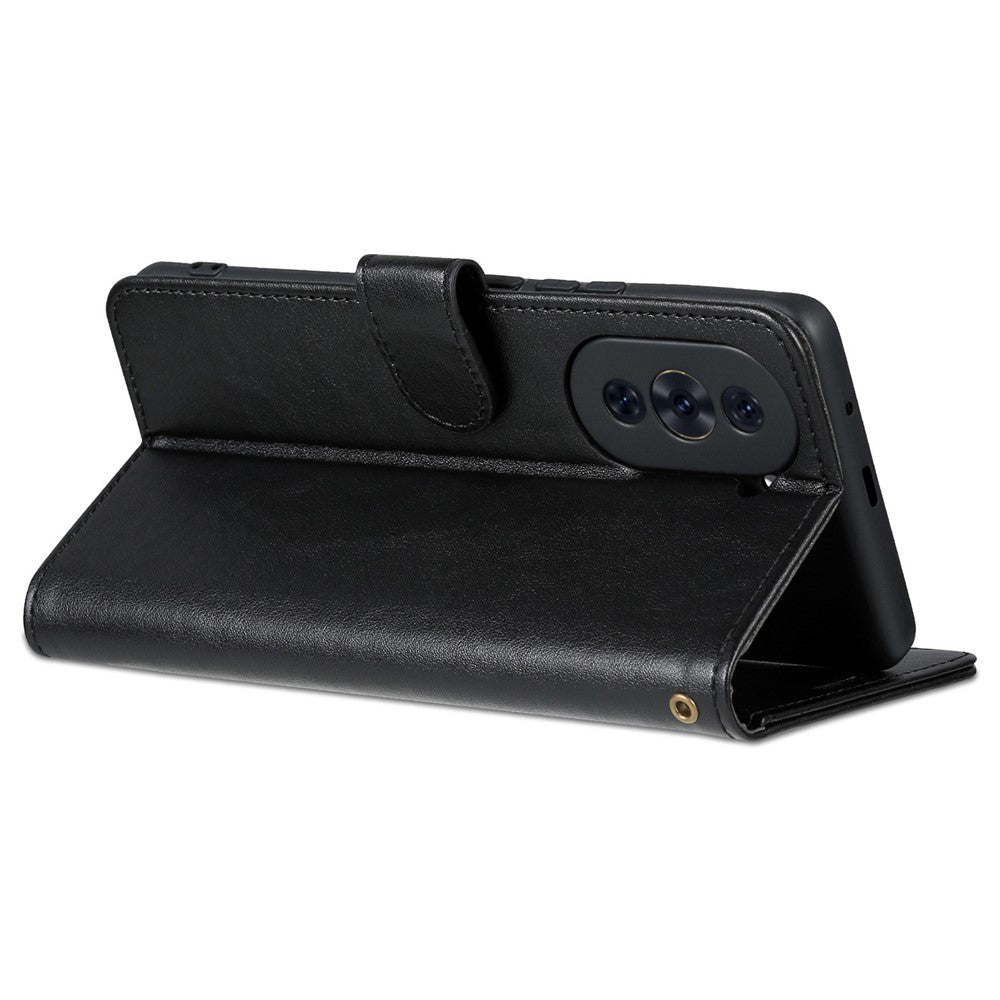 AZNS Drop-proof Flip Wallet Case for Huawei nova 10 Pro 4G, Full Protection PU Leather Magnetic Closure Anti-scratch Phone Cover with Viewing Stand