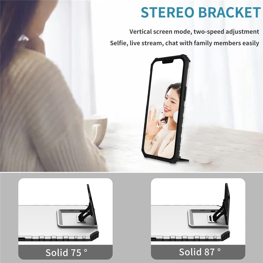 For Xiaomi Redmi Note 11 Pro 5G (Qualcomm) / Note 11 Pro 4G (Mediatek) Kickstand PC + TPU Back Cover Slide Camera Phone Case