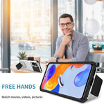 For Xiaomi Redmi Note 11 Pro 5G (Qualcomm) / Note 11 Pro 4G (Mediatek) Kickstand PC + TPU Back Cover Slide Camera Phone Case