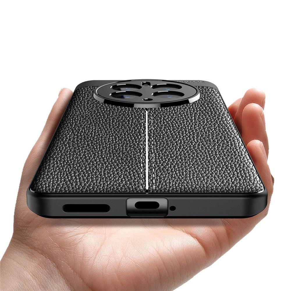 For Huawei Mate 50 Pro Litchi Texture TPU Phone Case Precise Cutout Camera Protection Cover