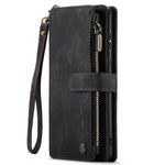 For Samsung Galaxy A71 4G SM-A715 Phone Cases with Strap CASEME C30 Zipper Multiple Card Holder PU Leather Cover