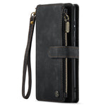 For Samsung Galaxy A51 4G SM-A515 Phone Cases with Strap CASEME C30 Zipper Multiple Card Holder PU Leather Cover