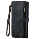 For Samsung Galaxy S20 Ultra 4G / 5G Phone Cases with Strap CASEME C30 Zipper Multiple Card Holder PU Leather Cover