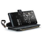 For Samsung Galaxy S20 Ultra 4G / 5G Phone Cases with Strap CASEME C30 Zipper Multiple Card Holder PU Leather Cover