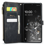 For Samsung Galaxy S20 Ultra 4G / 5G Phone Cases with Strap CASEME C30 Zipper Multiple Card Holder PU Leather Cover