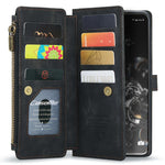For Samsung Galaxy S20 Ultra 4G / 5G Phone Cases with Strap CASEME C30 Zipper Multiple Card Holder PU Leather Cover