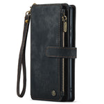 For Samsung Galaxy S20 Plus 4G / 5G Phone Cases with Strap CASEME C30 Zipper Multiple Card Holder PU Leather Cover