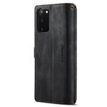 Samsung Galaxy S20 4G / 5G mobilskal med Rem CASEME C30 Dragkedja Flera Korthållare PU Läderfodral