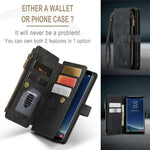 For Samsung Galaxy S20 4G / 5G Phone Cases with Strap CASEME C30 Zipper Multiple Card Holder PU Leather Cover