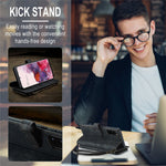 For Samsung Galaxy S20 4G / 5G Phone Cases with Strap CASEME C30 Zipper Multiple Card Holder PU Leather Cover