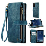 For Samsung Galaxy S20 4G / 5G Phone Cases with Strap CASEME C30 Zipper Multiple Card Holder PU Leather Cover