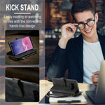 For Samsung Galaxy S10 Plus 4G Phone Cases with Strap CASEME C30 Zipper Multiple Card Holder PU Leather Cover